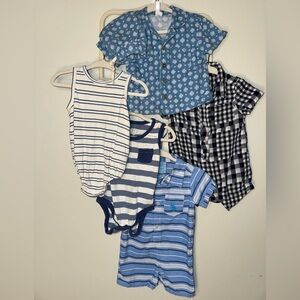 Assorted 3-6mo Baby Rompers and Sets